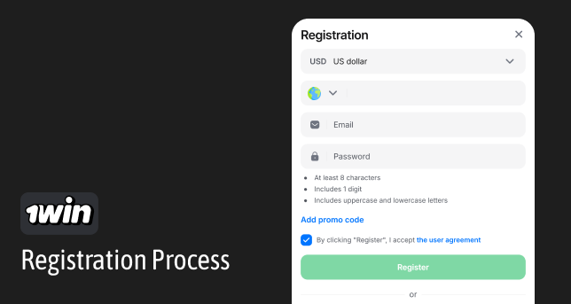 1Win Registration Process is simple